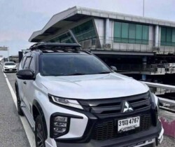 Private van ready for airport pickup service