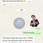 Real customer feedback praising TaxiNow Thailand airport transfer